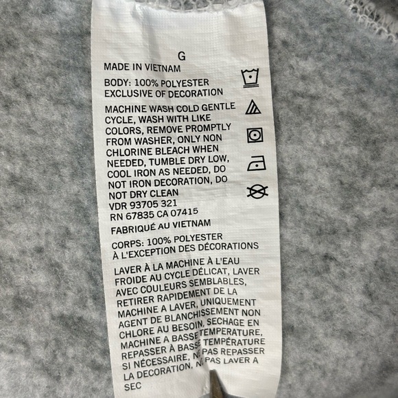 Nautica Heathered Grey Half Zip Pullover Preppy Casual Jacket | Size Lar… - Picture 6 of 6